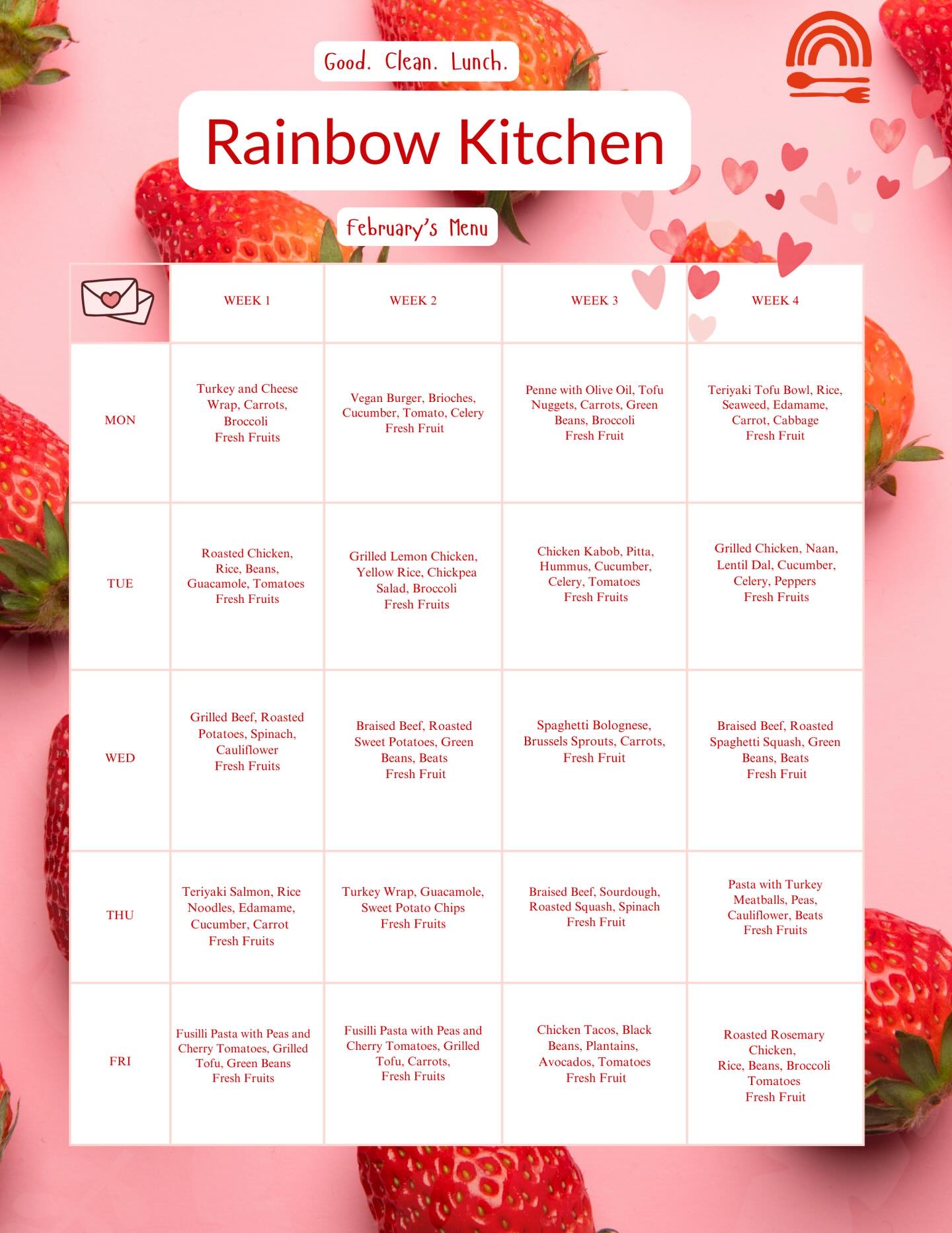 February, the month of love 💕 Our Valentine’s menu features new kids’ favorites—balanced, colorful, and crafted with mostly organic, whole-quality ingredients 🌈